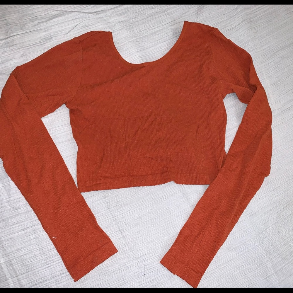 Long Sleeve Crop Top